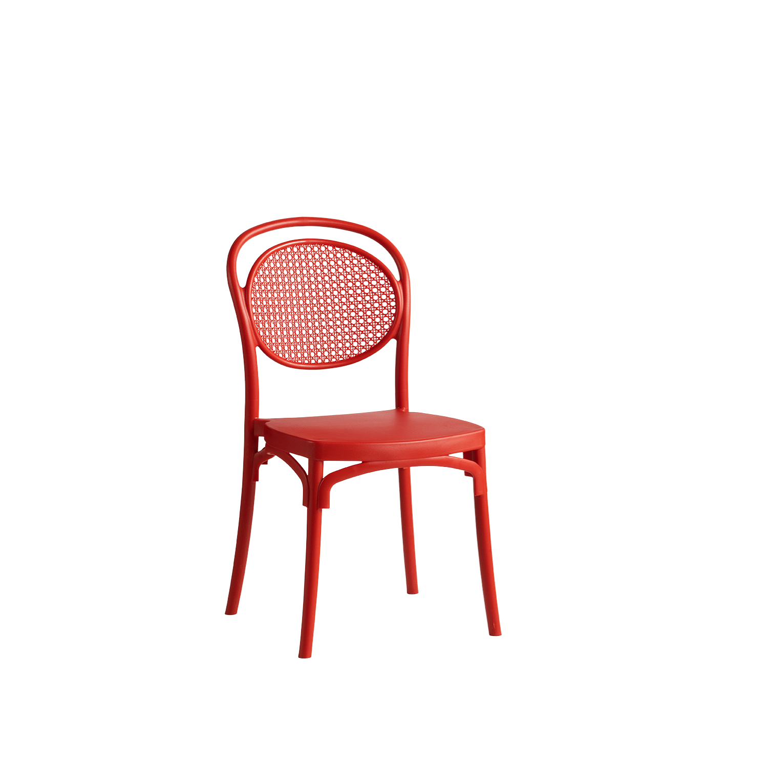 Krzesło Caffe Sera - Czerwony