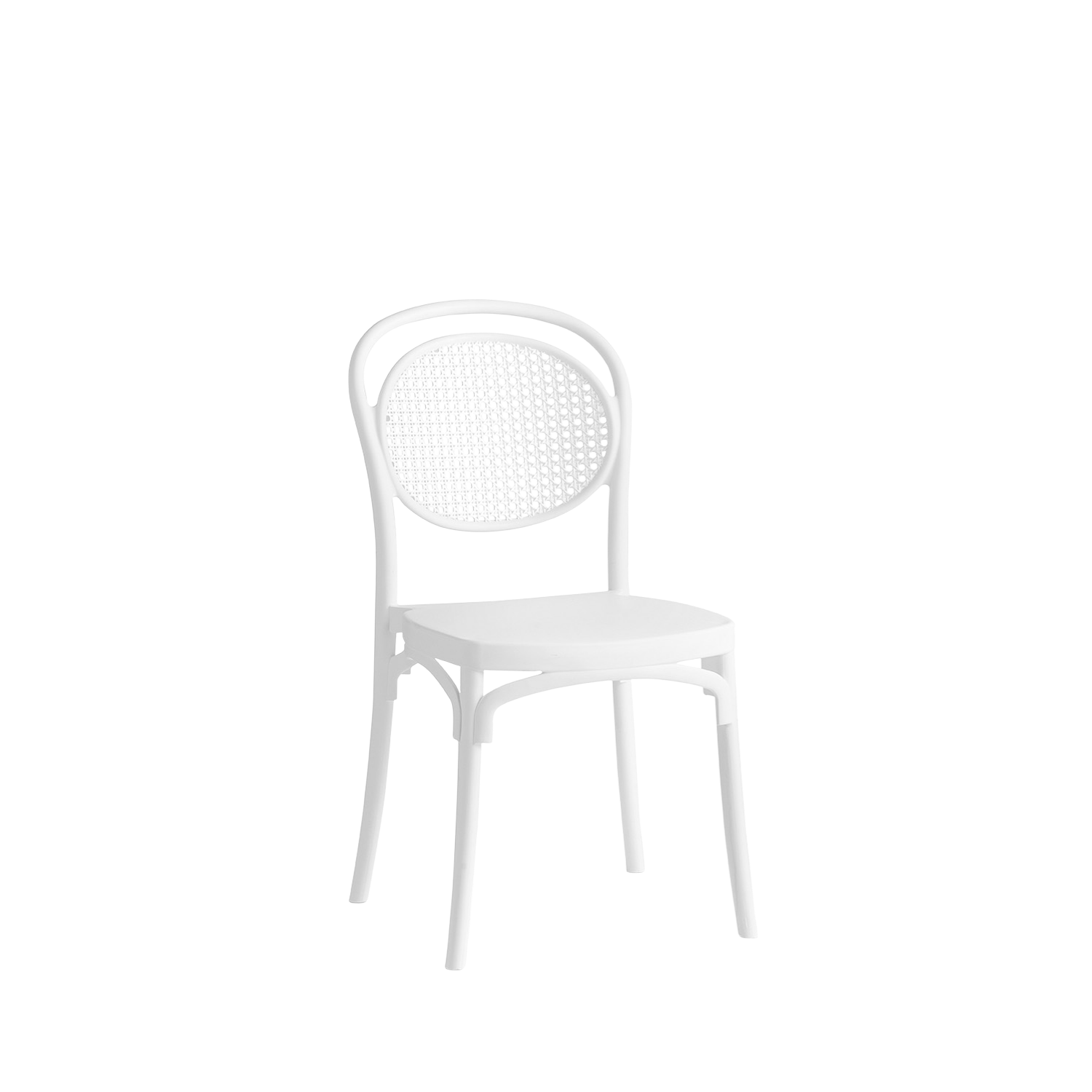 Krzesło Caffe Sera - Biały