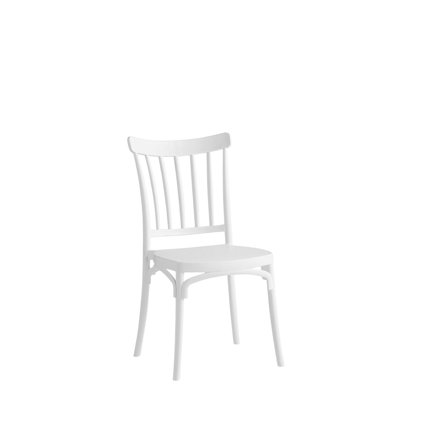 Krzesło Caffe z Polipropylenu - Biały