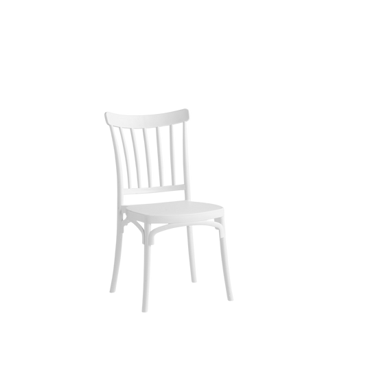 Krzesło Caffe z Polipropylenu - Biały