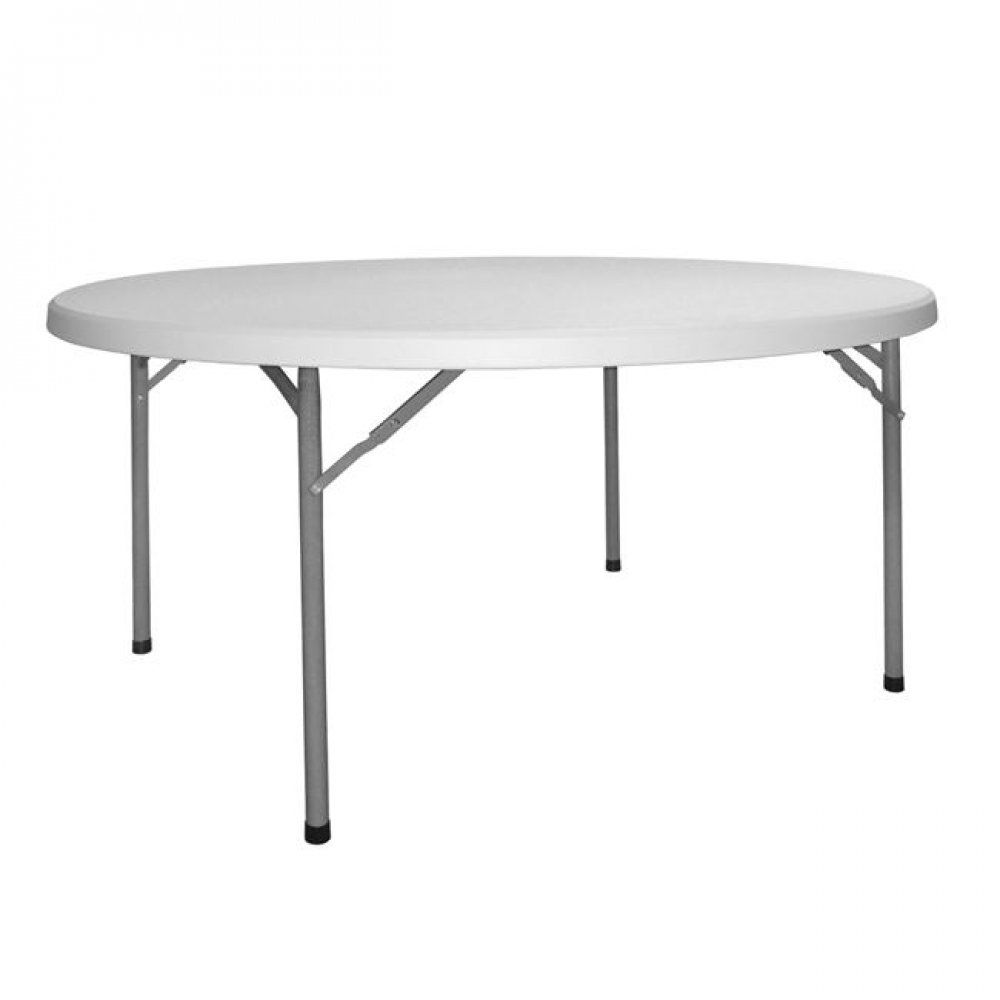 Tavolo in plastica, piano fisso e gambe pieghevoli 180 cm (10-12 persone)